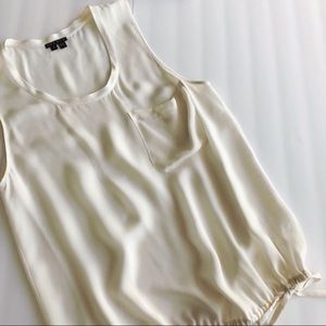 THEORY White Silk Tank